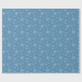 Chalk Snowflake Wrapping Paper Cadeaupapier (Vlak)