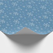 Chalk Snowflake Wrapping Paper Cadeaupapier (Hoek)