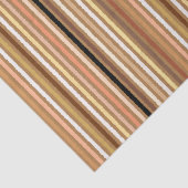 Chalk Stripes - Camel Tan and Gold Tissuepapier (Detail)