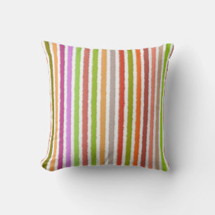 Chalk Stripes - Cream en Multi Colors Kussen