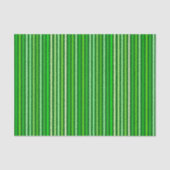 Chalk Stripes - Emerald en Lime Green Tissuepapier (Voorkant)