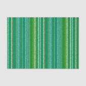 Chalk Stripes - Jade Green en Aqua Tissuepapier (Voorkant)