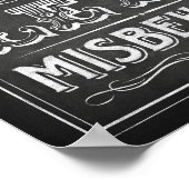 Chalk Style LETS MISBAHSSB Print (Hoek)