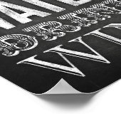 Chalk Style SAVE WATER DRINK WINE Sign Print (Hoek)