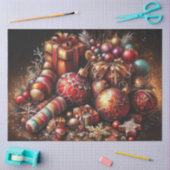 Chalk Tekening Kerstcadeau Snoep Ornament Tissuepapier (Craft)