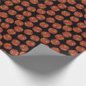 Chalk-Textured Appels - Zwart inpakpapier (Hoek)