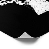 Chalk The Other White Powder Rock klimt naar buite Poster (Hoek)