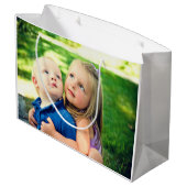  Chalk Typography Holiday Foto's Large Cadeautasje (Achterkant Gekanteld)