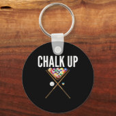 Chalk up pool biljart sleutelhanger (Voorkant)