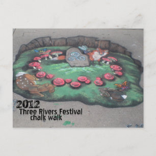 Chalk Walk 2012~briefkaart Briefkaart