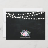 Chalkboard 30th Wedding Jubileum Uitnodiging (Achterkant)