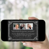 Chalkboard 4 Photo Simple Afstuderen BBQ Party Kaart