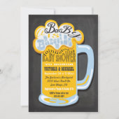 Chalkboard A Baby is Brewing Baby shower Invites Kaart (Voorkant)