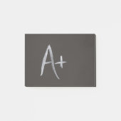 Chalkboard A+ Blackboard Background Retro Style Post-it® Notes (Voorkant)