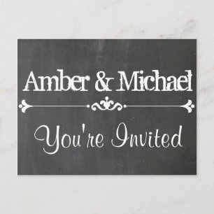 Chalkboard Aangepast Briefkaart