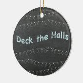 Chalkboard - Aangepast decennium voor de zalen Keramisch Ornament (Links)