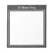 Chalkboard - Aangepast Notitieblok van de Familie (Voorkant)