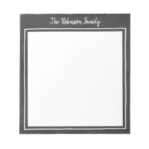 Chalkboard - Aangepast Notitieblok van de Familie