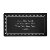 Chalkboard aangepaste Adresetiketten Etiket (Voorkant)