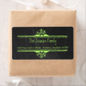 Chalkboard-adreslabel Etiket (Insitu)