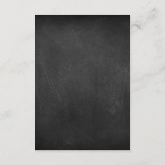 Chalkboard Adventure wacht op Baby shower Informatiekaartje (Achterkant)