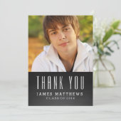 CHALKBOARD AFSTUDEERDER | AFSTUDEREN DANK JULLIE K BEDANKKAART (Staand voorkant)