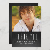 CHALKBOARD AFSTUDEERDER | AFSTUDEREN DANK JULLIE K BEDANKKAART (Voorkant / Achterkant)