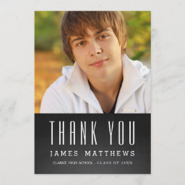 CHALKBOARD AFSTUDEERDER | FOTO-AFSTUDEREN DANK JE  BEDANKKAART