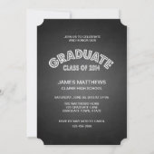 CHALKBOARD AFSTUDEERDER | INSCHRIJVING VAN DE GRAD KAART (Achterkant)