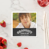 CHALKBOARD AFSTUDEERDER | PAPIERNAPKINS VAN DE GRA SERVETTEN (Insitu)