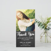 Chalkboard Afstuderen Bedankt Typografie (Staand voorkant)