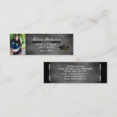 Chalkboard Afstuderen Klasse Photo Insert-kaart Contactkaartje (Voorkant / Achterkant)