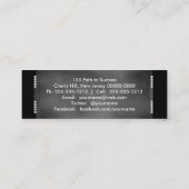 Chalkboard Afstuderen Klasse Photo Insert-kaart Contactkaartje (Achterkant)