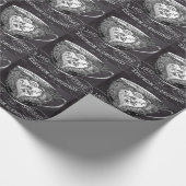 Chalkboard Alice in Wonderland tea party teacup Cadeaupapier (Hoek)