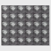 Chalkboard Alice in Wonderland tea party teacup Cadeaupapier (Vlak)