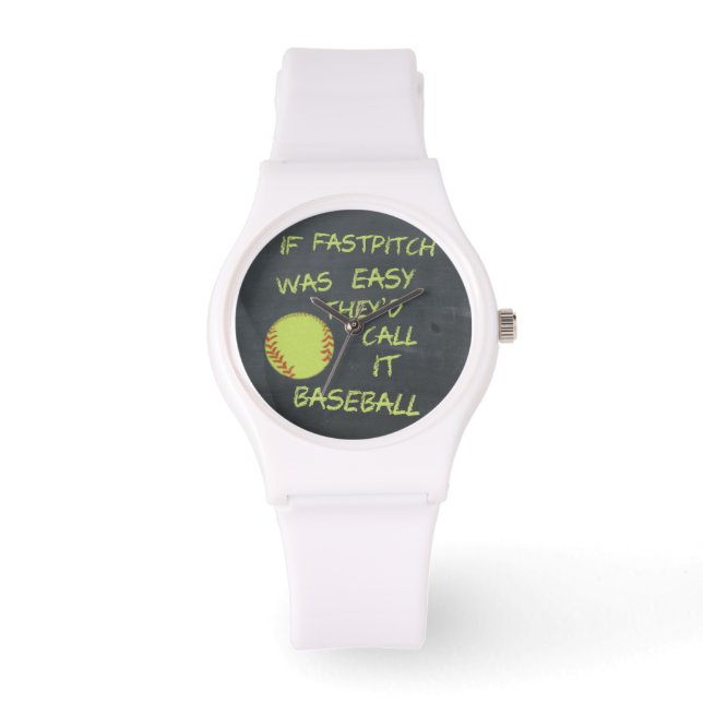 Chalkboard als de valkuil gemakkelijk was horloge (Voorkant)