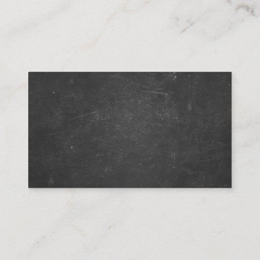 Chalkboard anesthesioloog minimalist visitekaartje (Achterkant)