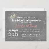 Chalkboard Art Invitation Kaart (Voorkant)
