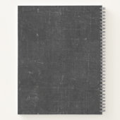 Chalkboard Art Nouveau Recipe Notitieboek (Achterkant)