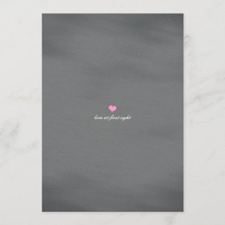 Chalkboard Art Style Pink Baby Aankondiging