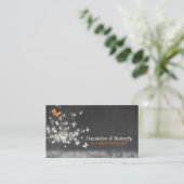  Chalkboard Art Trendy Visitekaartje (Staand voorkant)