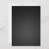 Chalkboard-Baby met koude buitenzijde Baby shower Kaart (Achterkant)