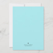 Chalkboard Baby shower Invitation / Boy Kaart (Achterkant)