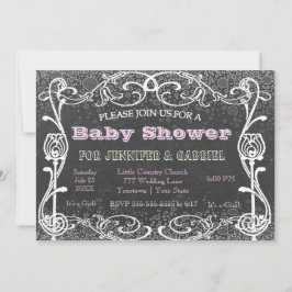 Chalkboard | BABY SHOWER Kaart