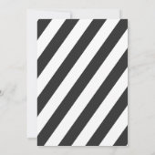 Chalkboard Bachelor Party Kaart (Achterkant)