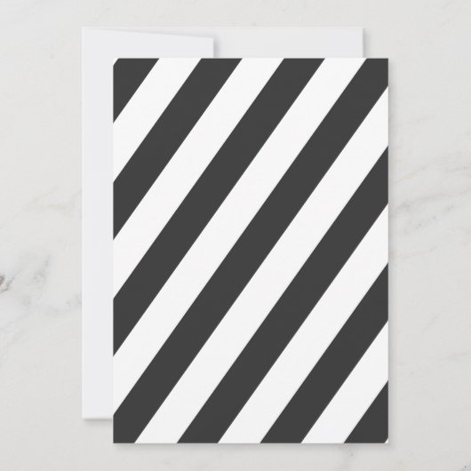 Chalkboard Bachelor Party Kaart (Achterkant)