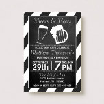 Chalkboard Bachelor Party Kaart<br><div class="desc">Cheers & Beers Chalkboard Bachelor Party uitnodigingen.</div>