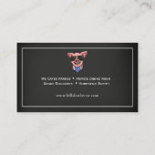 Chalkboard Barbecue Visitekaartje (Achterkant)