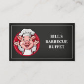 Chalkboard Barbecue Visitekaartje (Voorkant)