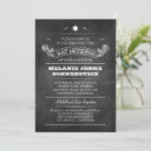 Chalkboard Bat Mitzvah Kaart (Staand voorkant)